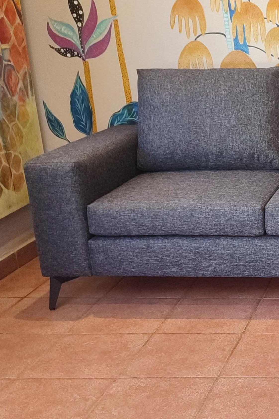 Grey 2 seater plus daybed Chiaro.