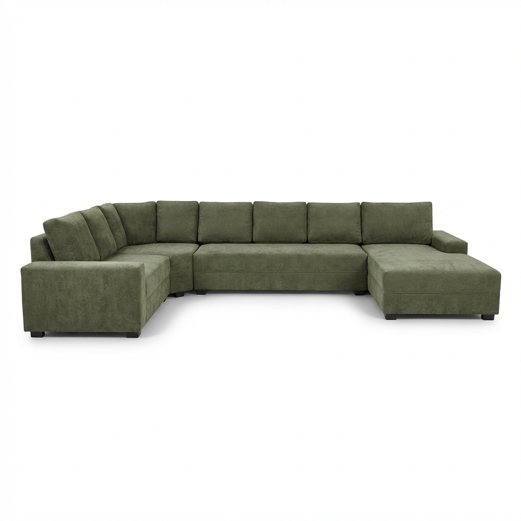 Divani U-shaped 6 seater couch with daybed - view 2