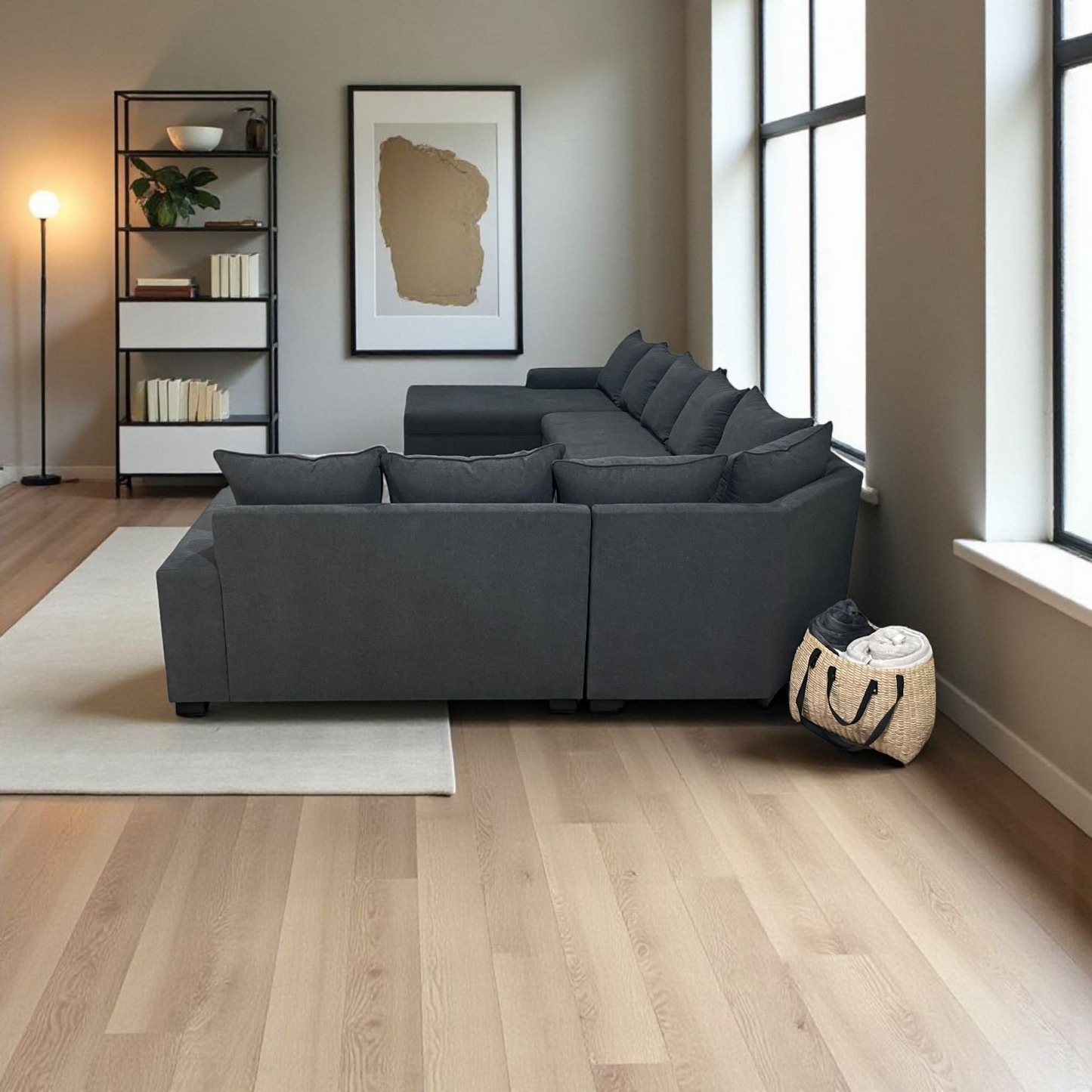 Divani U-Shaped 6 Seater With Daybed