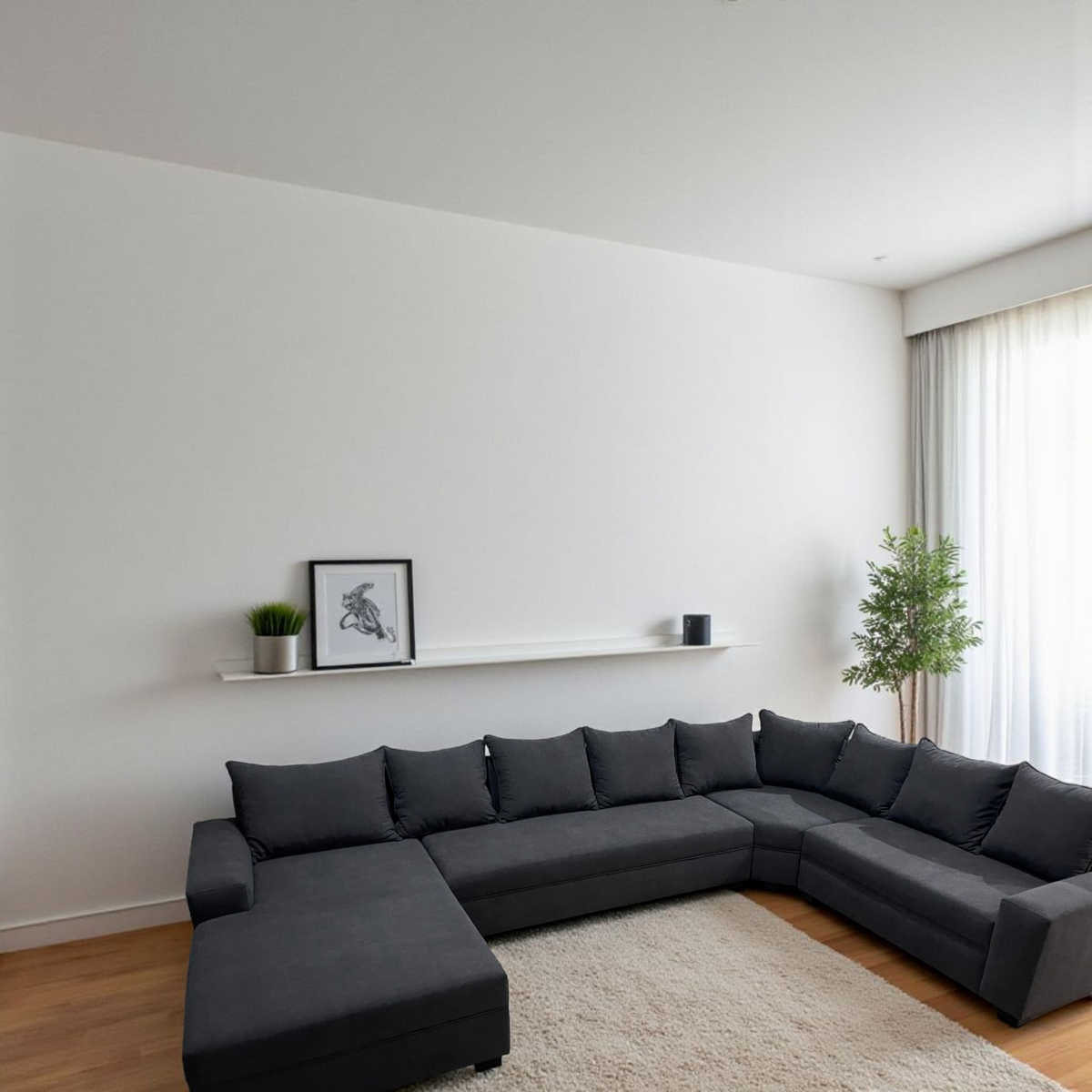 Divani U-shaped 6 seater couch with daybed - view 6