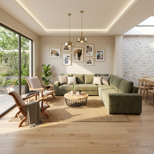 Tasha 6 Seater Corner Lounge Suite